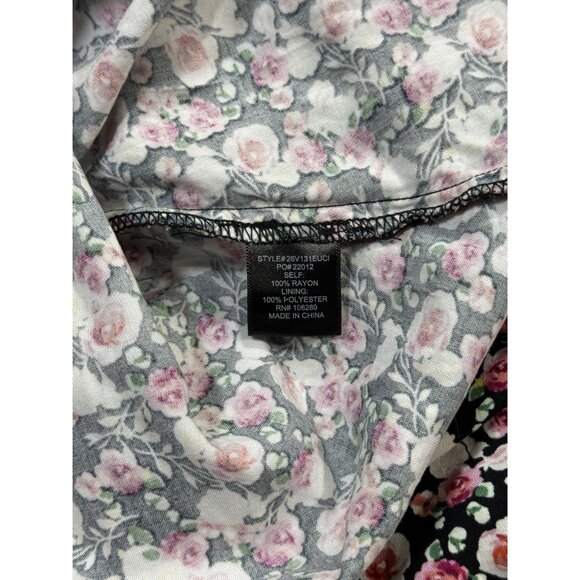 Triixxi Womens Dress Plus Size XL Floral Print Ruffle Details Adjustable Straps - Picture 6 of 8